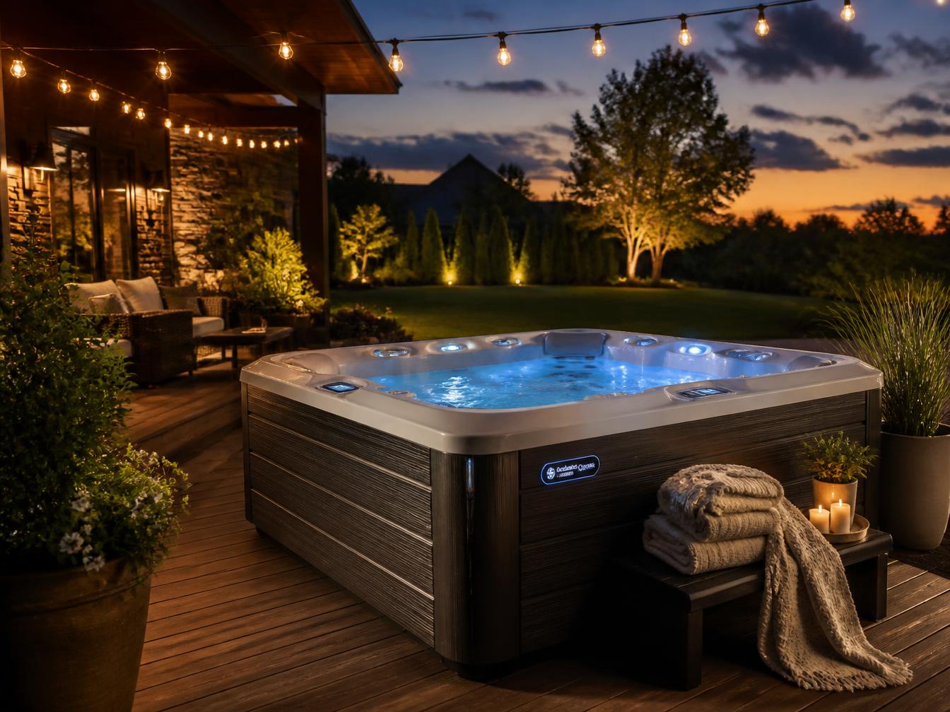 Sundance® Spas Optima™ – 880™ Series — available at Splash City Sioux Falls, Sioux City & Rapid City